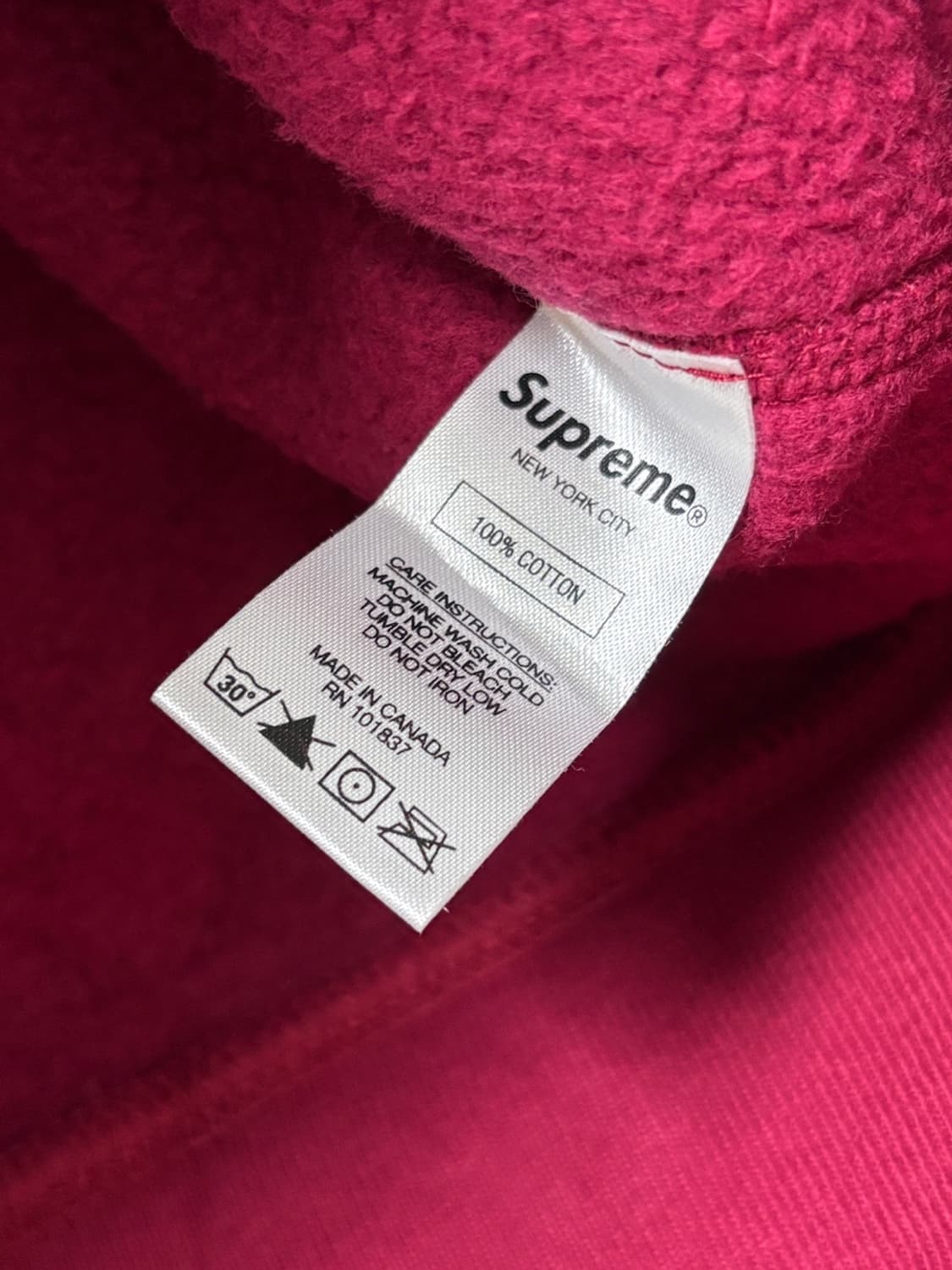 슈프림 x 낸골딘 미스티 앤드 지미 파울렛 버건디 후드 상품이미지4