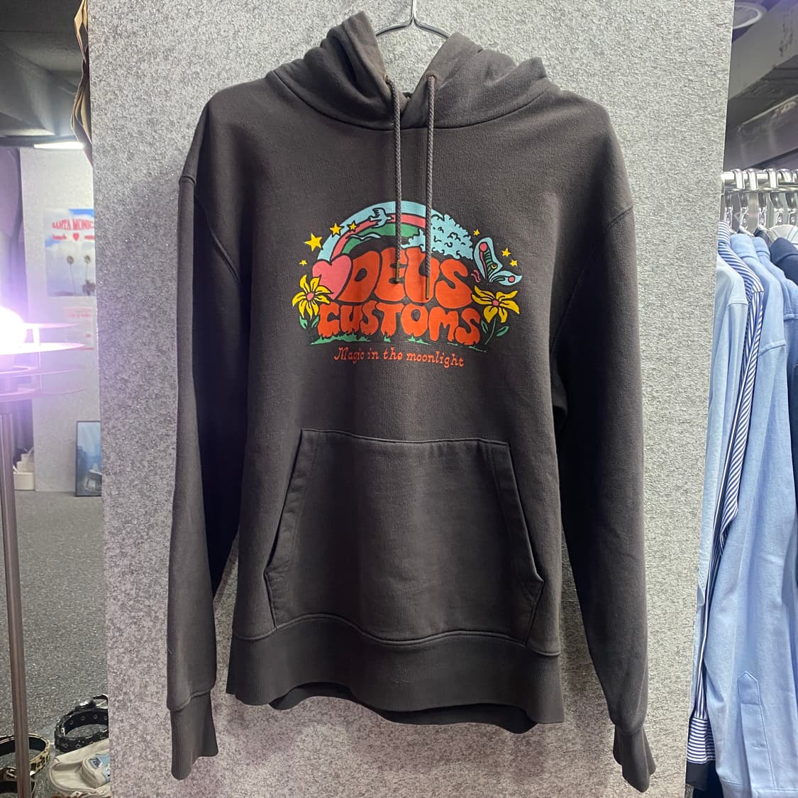 데우스 커스텀 네이쳐 브라운 후드티 B1904 상품이미지2