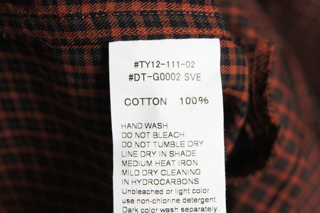 DANTON 정품 체크 셔츠 원피스 상품이미지10