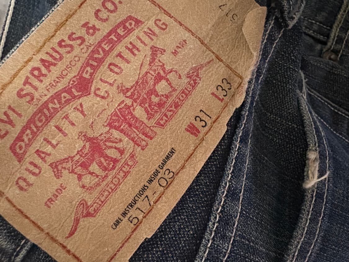 00s 재팬 리바이스 517 부츠컷 플레어진 31x33 상품이미지8