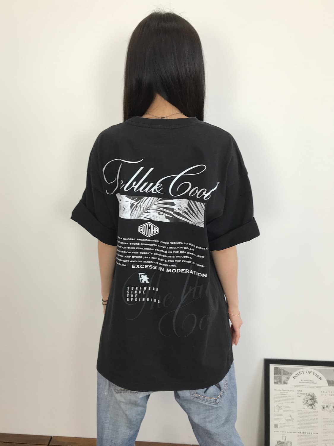 Gotcha Text Graphic Oversized Tee 상품이미지2