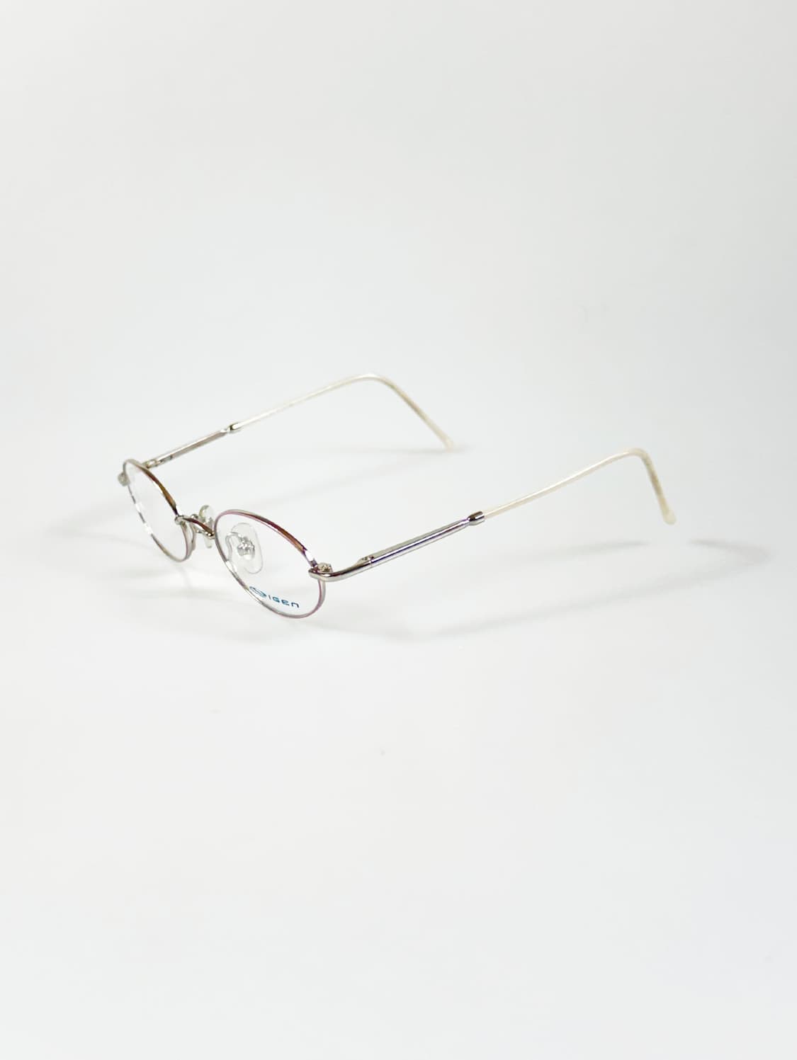 IGEN 실버&핑크 슬림 오벌 메탈 프레임 빈티지 안경 상품이미지3