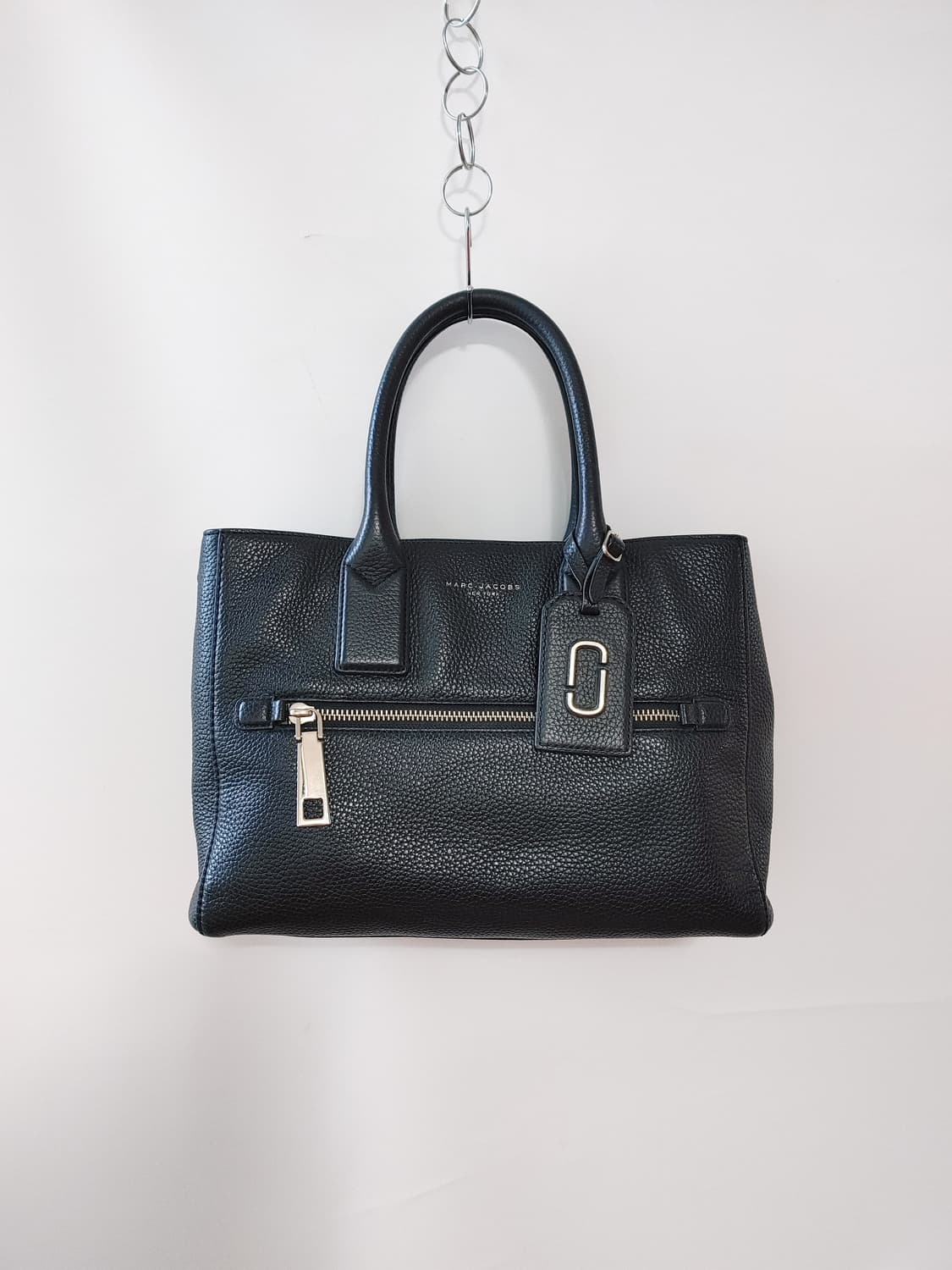 MARC JACOBS 마크제이콥스 천연소가죽 사각 오픈형 토트백 상품이미지1