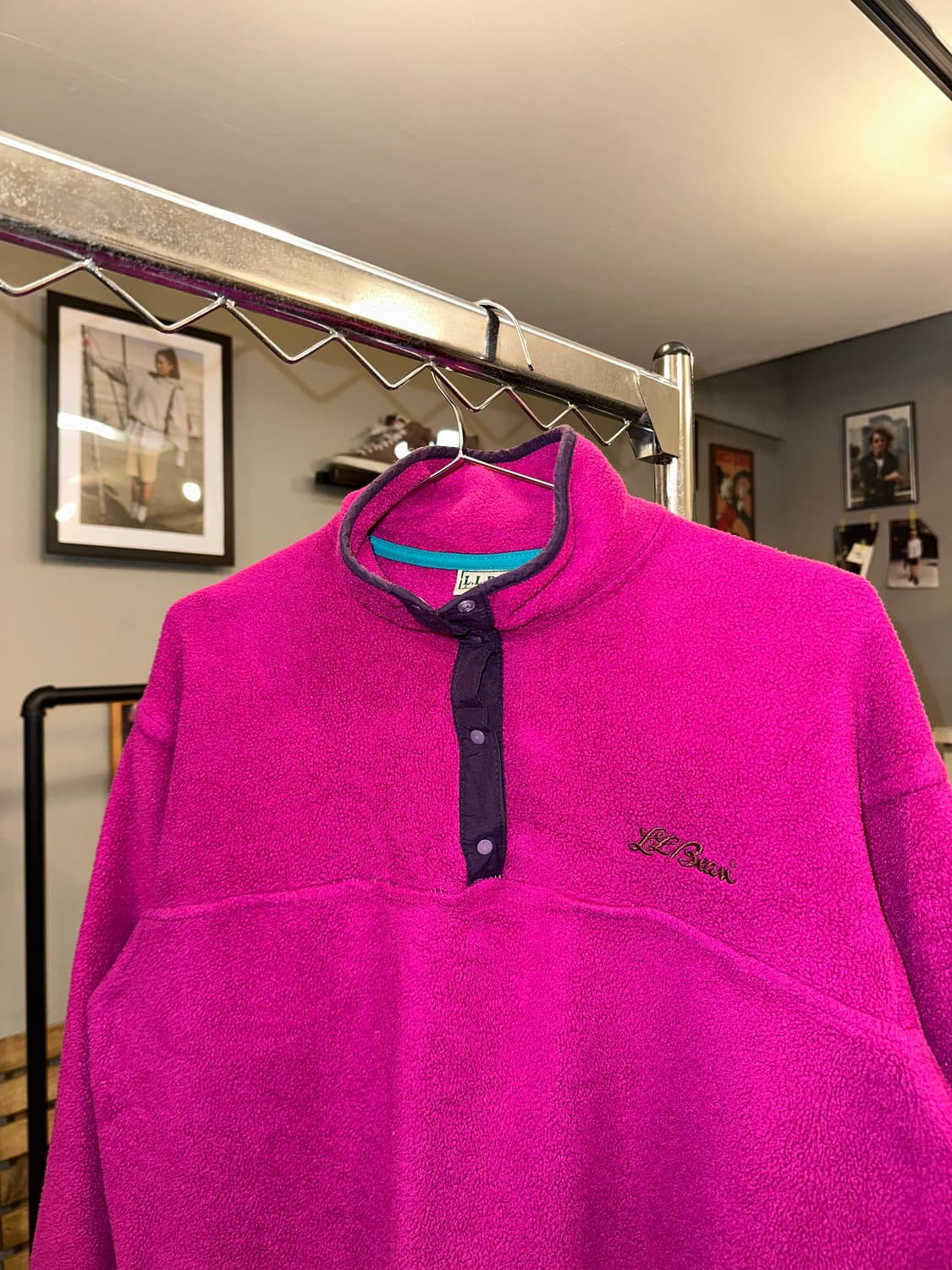 90’s LL Bean 4-button color  fleecewear 상품이미지4