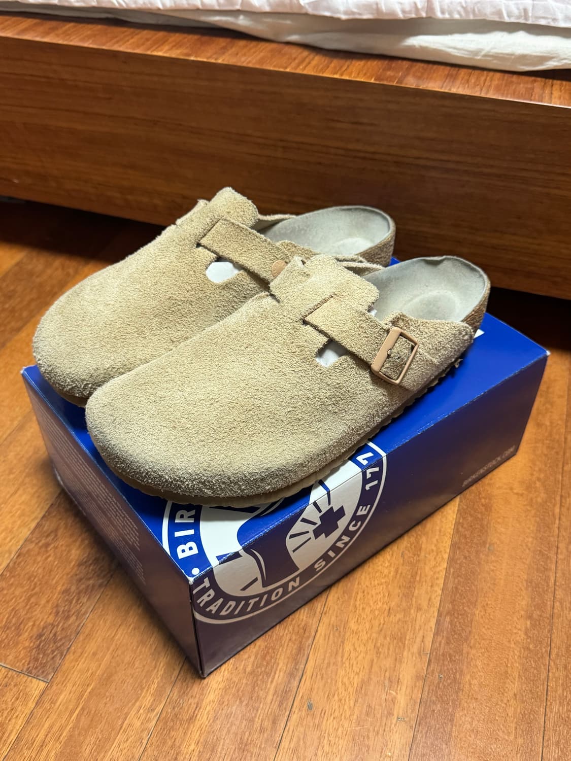 버켄스탁 보스턴 라떼크림 컬러 280 상품이미지1