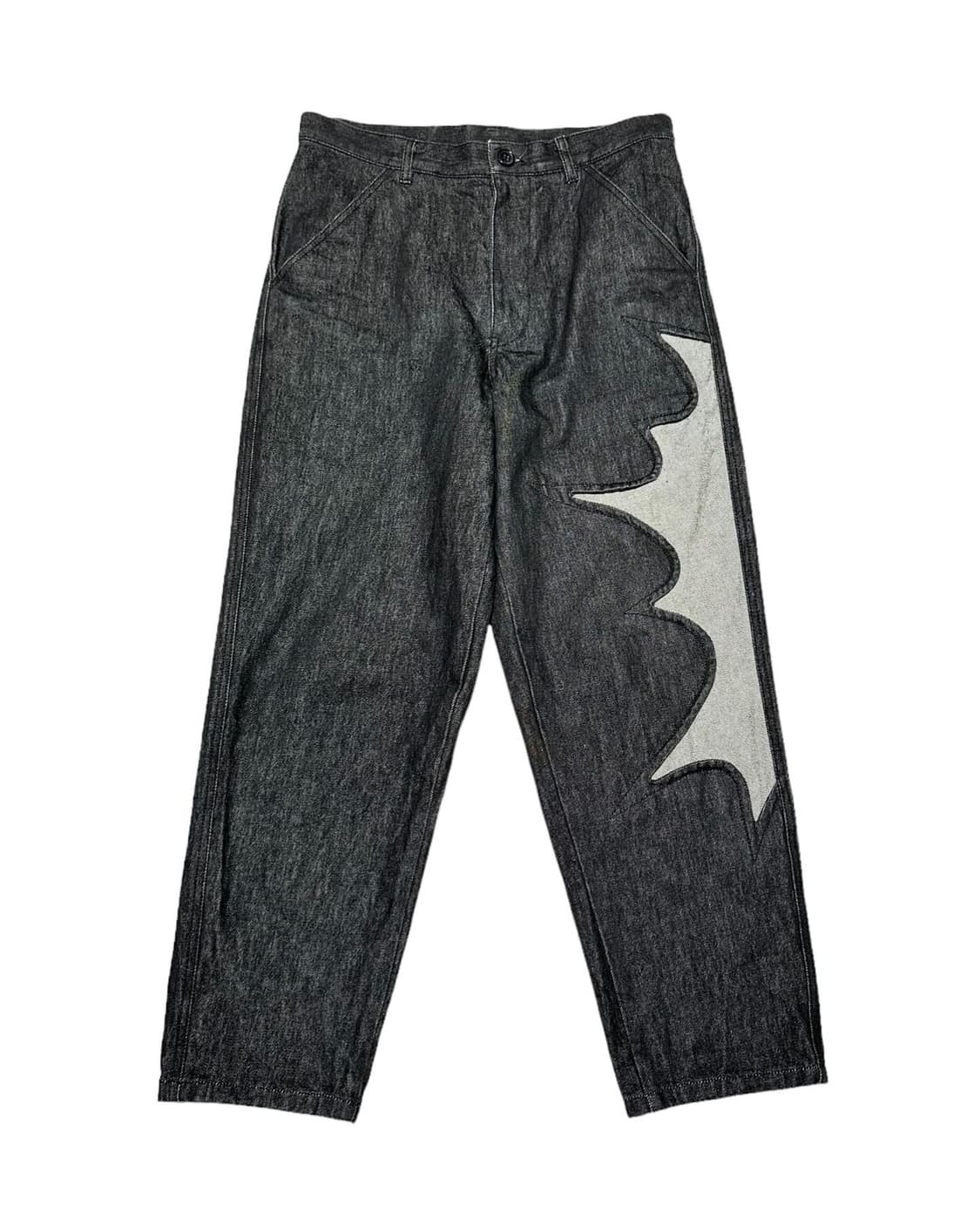 꼼데가르송 셔츠라인 패치 데님 팬츠 상품이미지1