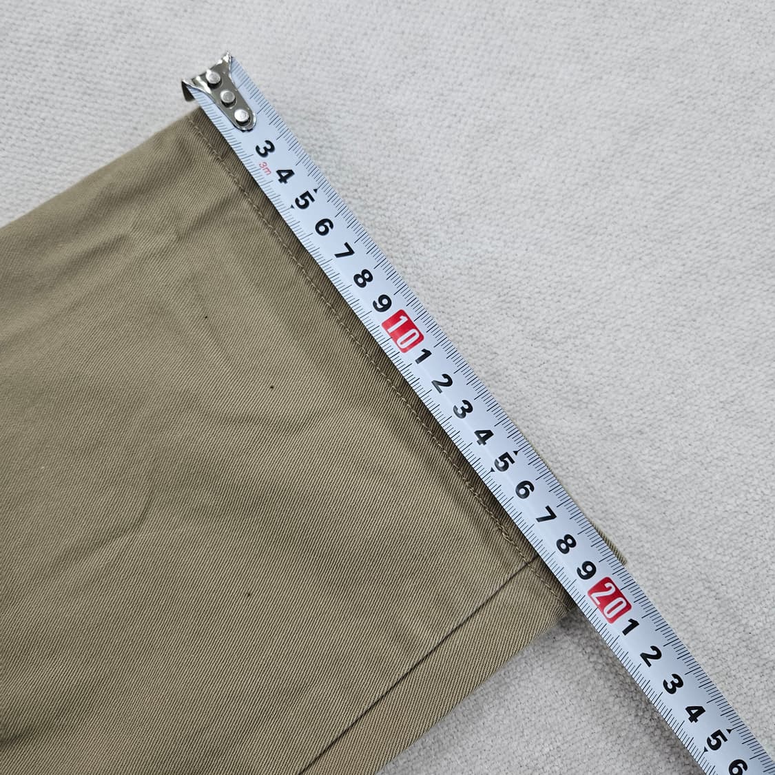 [28] 무신사 원턱 면 치노 팬츠 0114YH1 상품이미지9