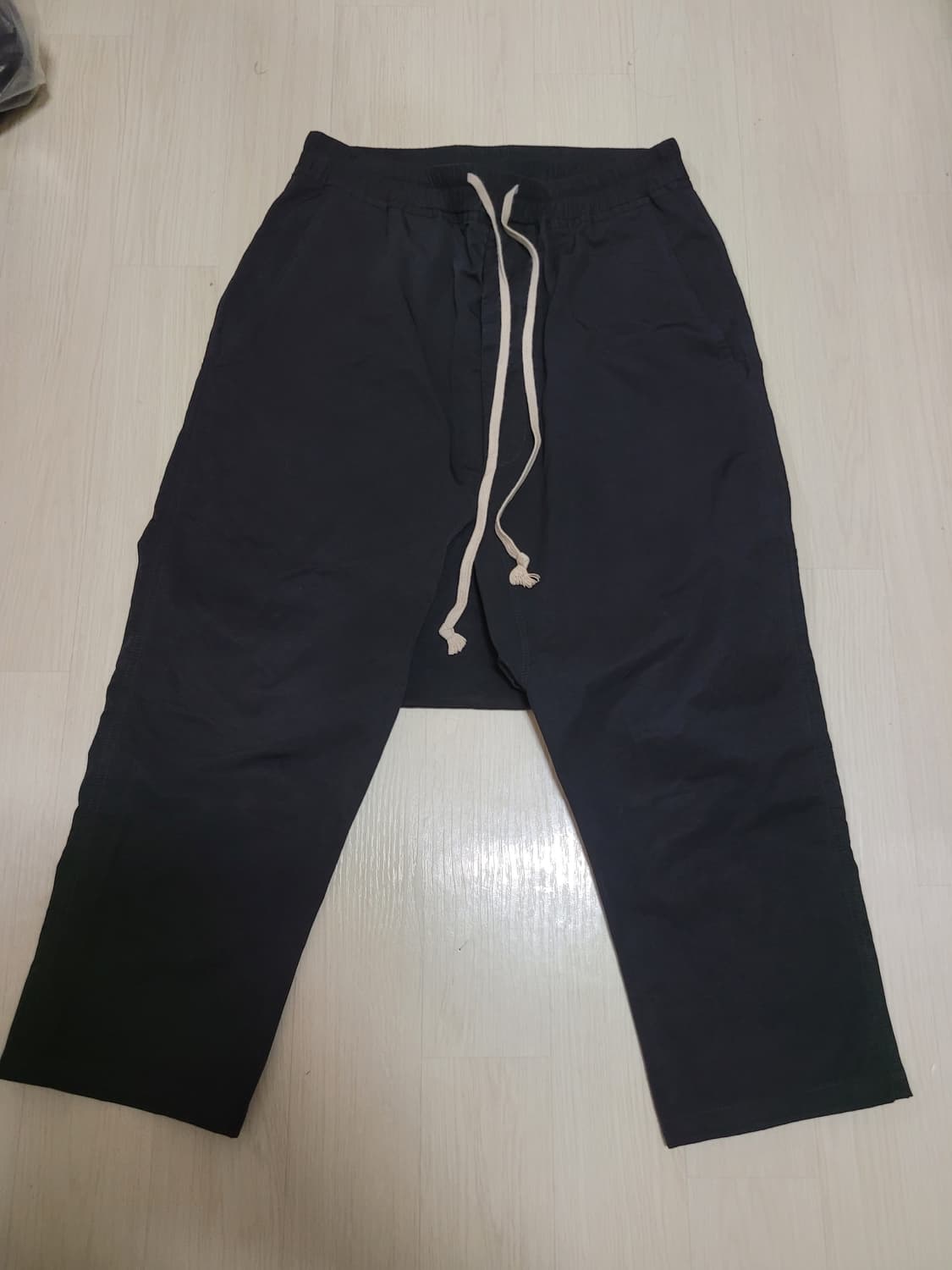 릭오웬스 DRKSHDW 드로우스트링 크롭 팬츠 바지 M 상품이미지1