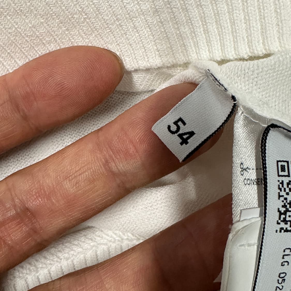 cp컴퍼니 렌즈 화이트 니트 XXL 상품이미지6