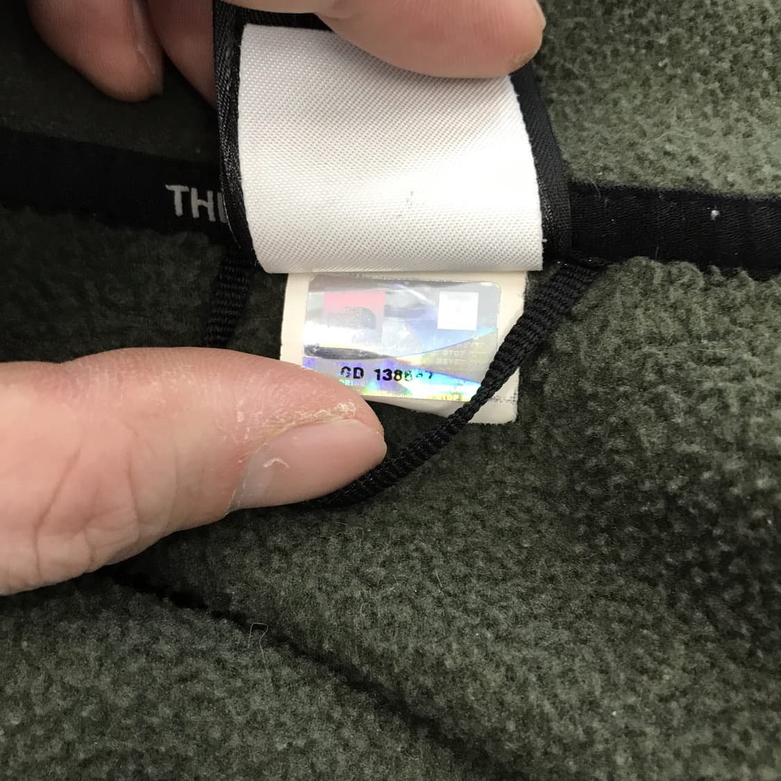 노스페이스 카키 후리스집업자켓 [국내95] 상품이미지6