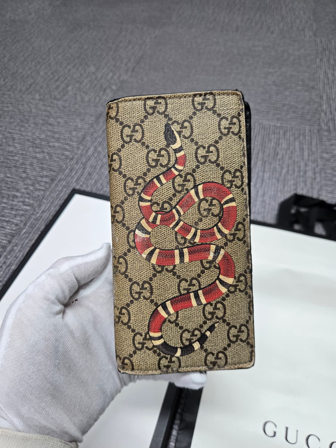 [특가][정품] 구찌 스네이크 장지갑 상품이미지1