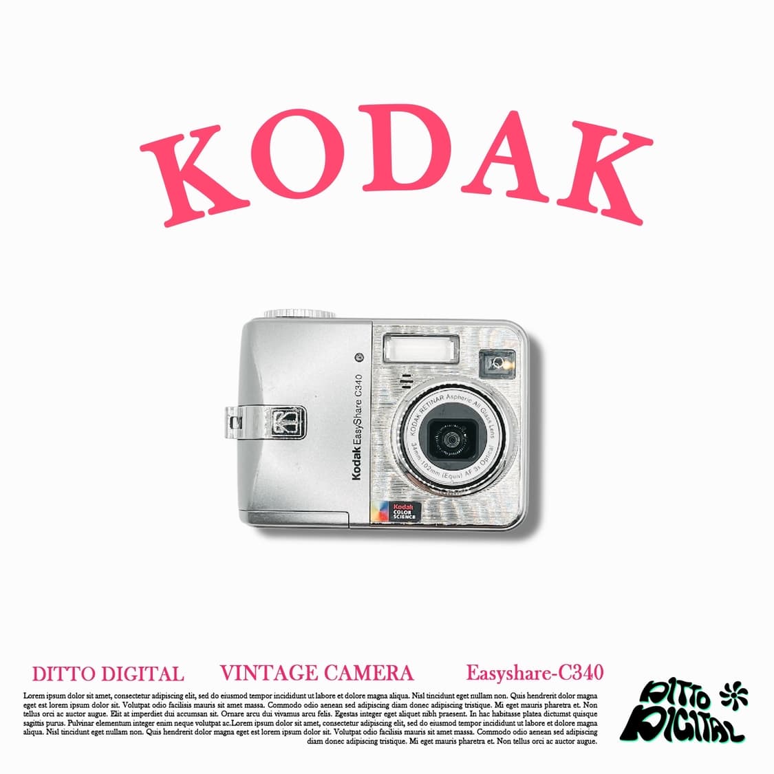 Kodak Easyshare C340 디카 상품이미지1