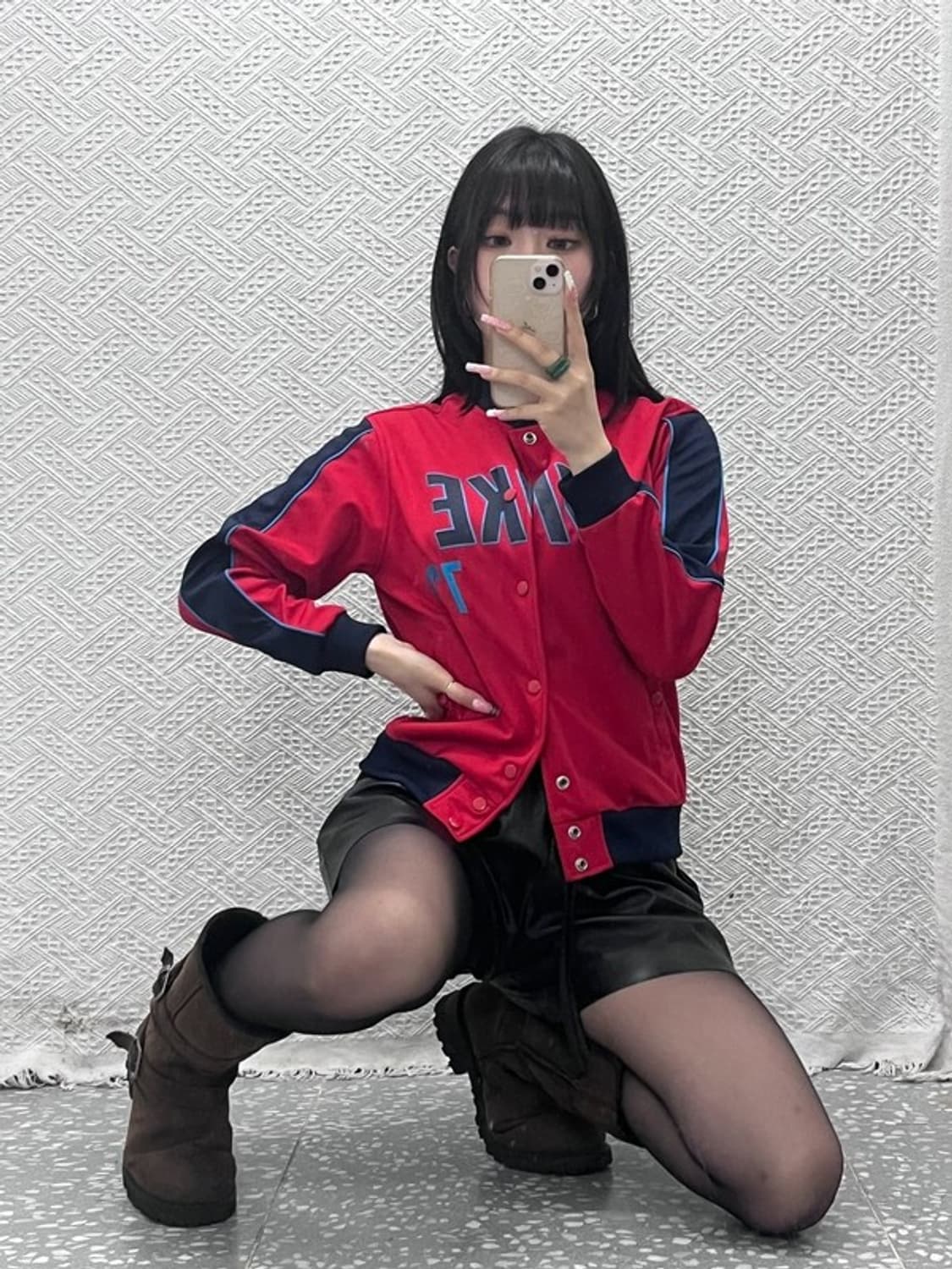 나이키 올드스쿨 레트로 Y2K 펑크 져지 바시티자켓 M C12375 상품이미지1