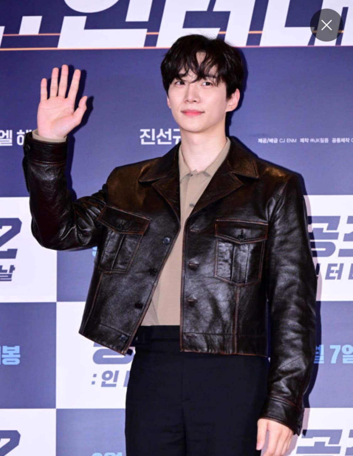 렉토 밀리터리 레더 자켓 M사이즈 판매 상품이미지1