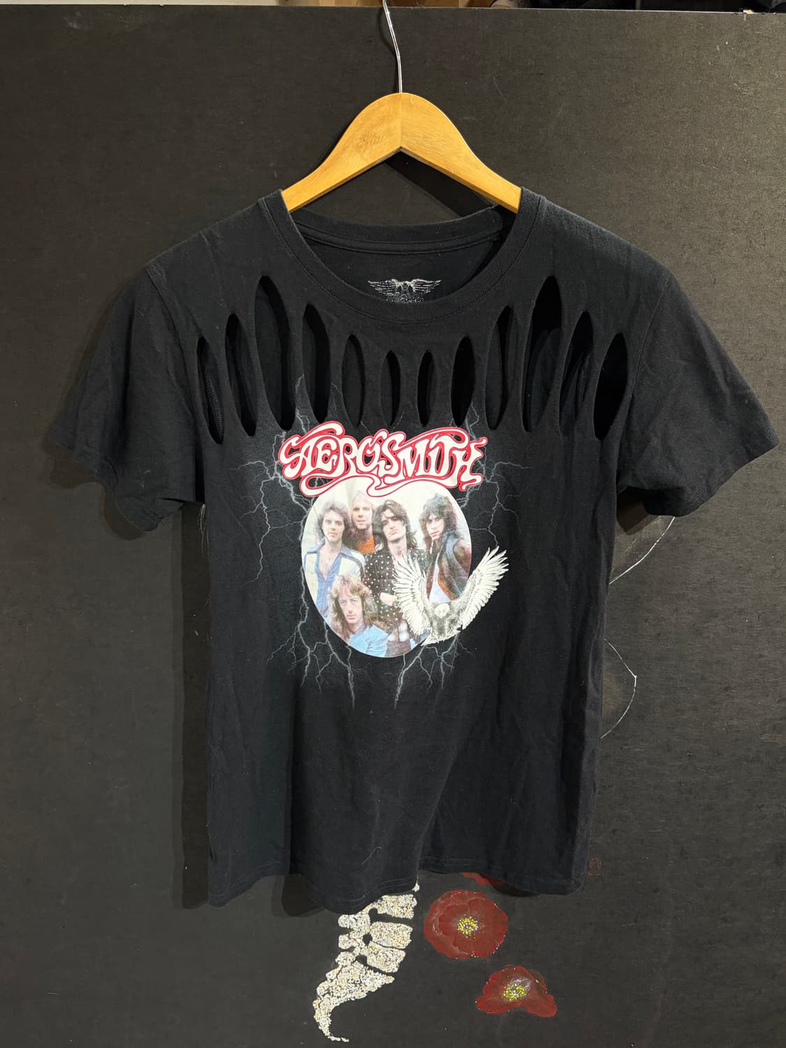 Aerosmith 갸루깔 밴드 락 티셔츠 M 상품이미지7