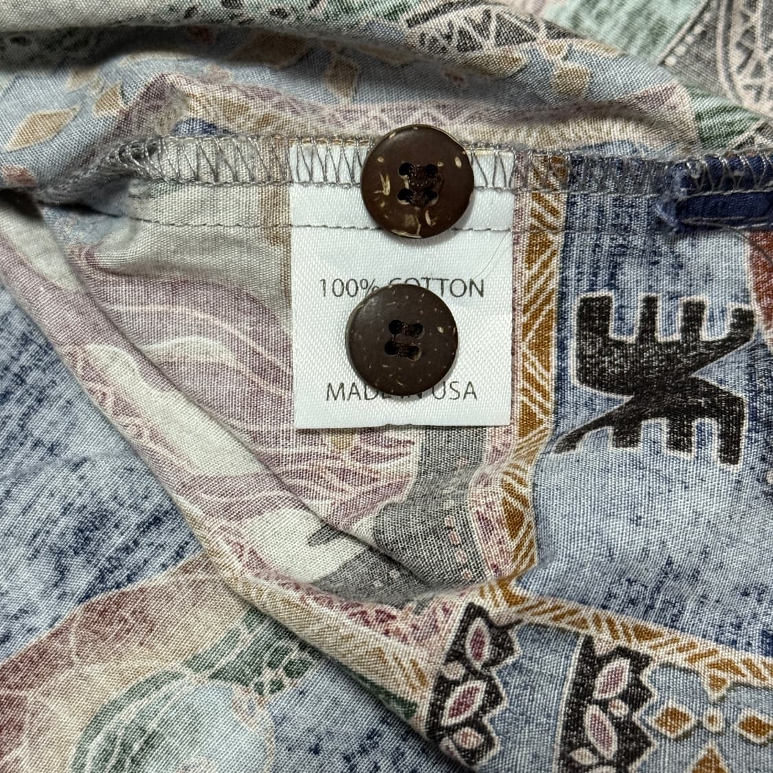 90~00s made in usa 하와이안셔츠 상품이미지7