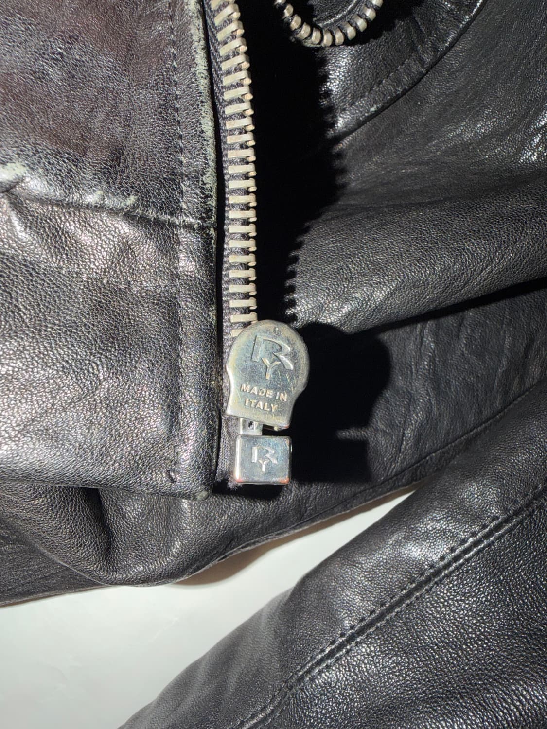 릭오웬스 09fw 아카이브 하이넥 레더재킷 상품이미지7