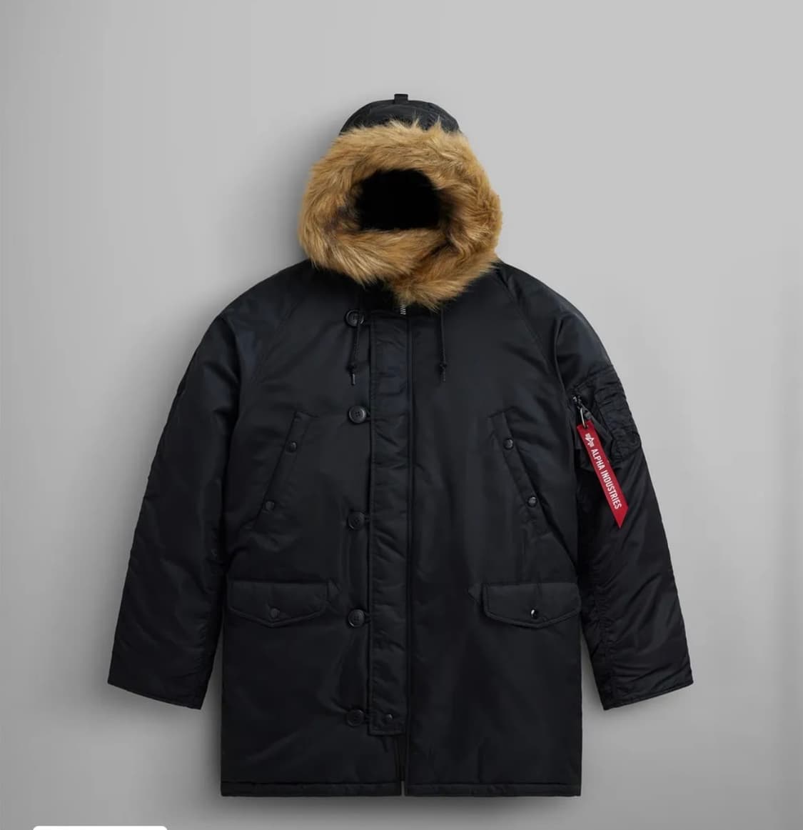 [XXL] 알파인더스트리 N3B 블랙 야상 패딩 상품이미지1