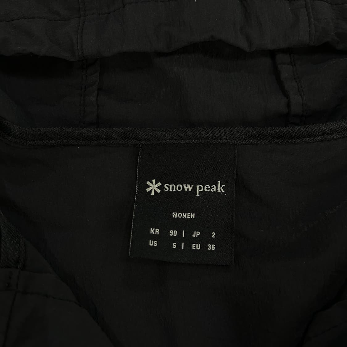 스노우피크 후드 자켓 블랙 s 상품이미지2
