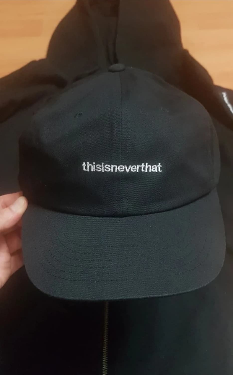 디스이즈네버댓 T-LOGO CAP Black 상품이미지3