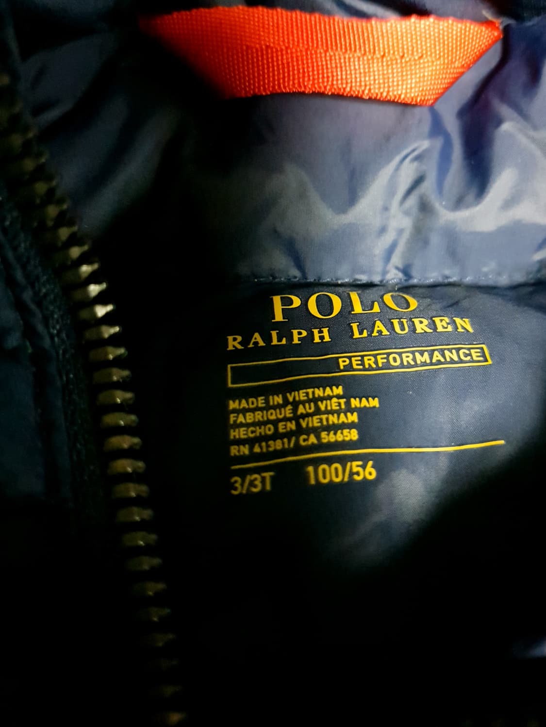 폴로랄프로렌 키즈 덕다운 후드 패딩 네이비 (3/3T) 상품이미지3