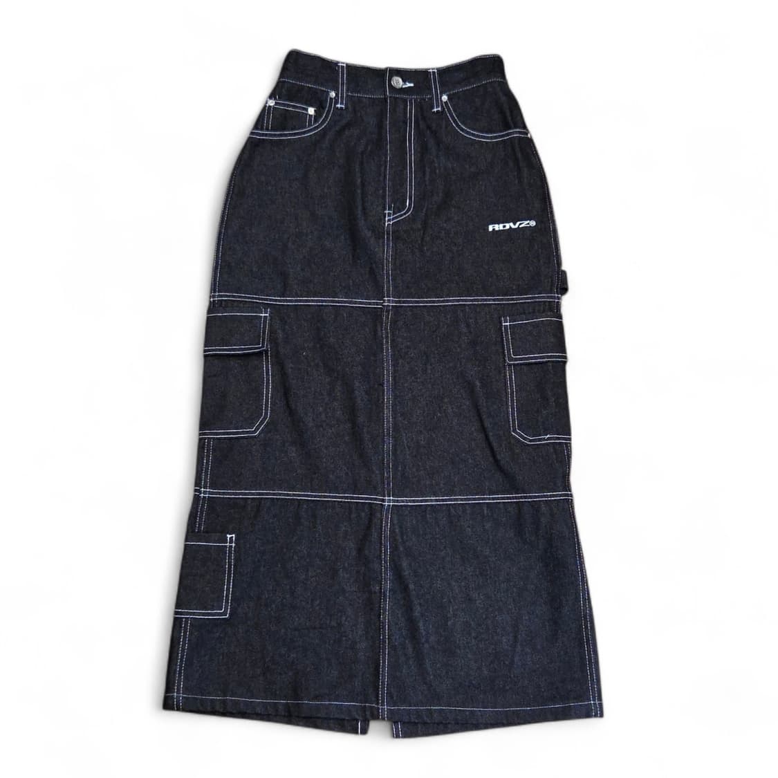 신품급] RDVZ 스티치 카펜터 데님 스커트 (S) 상품이미지1