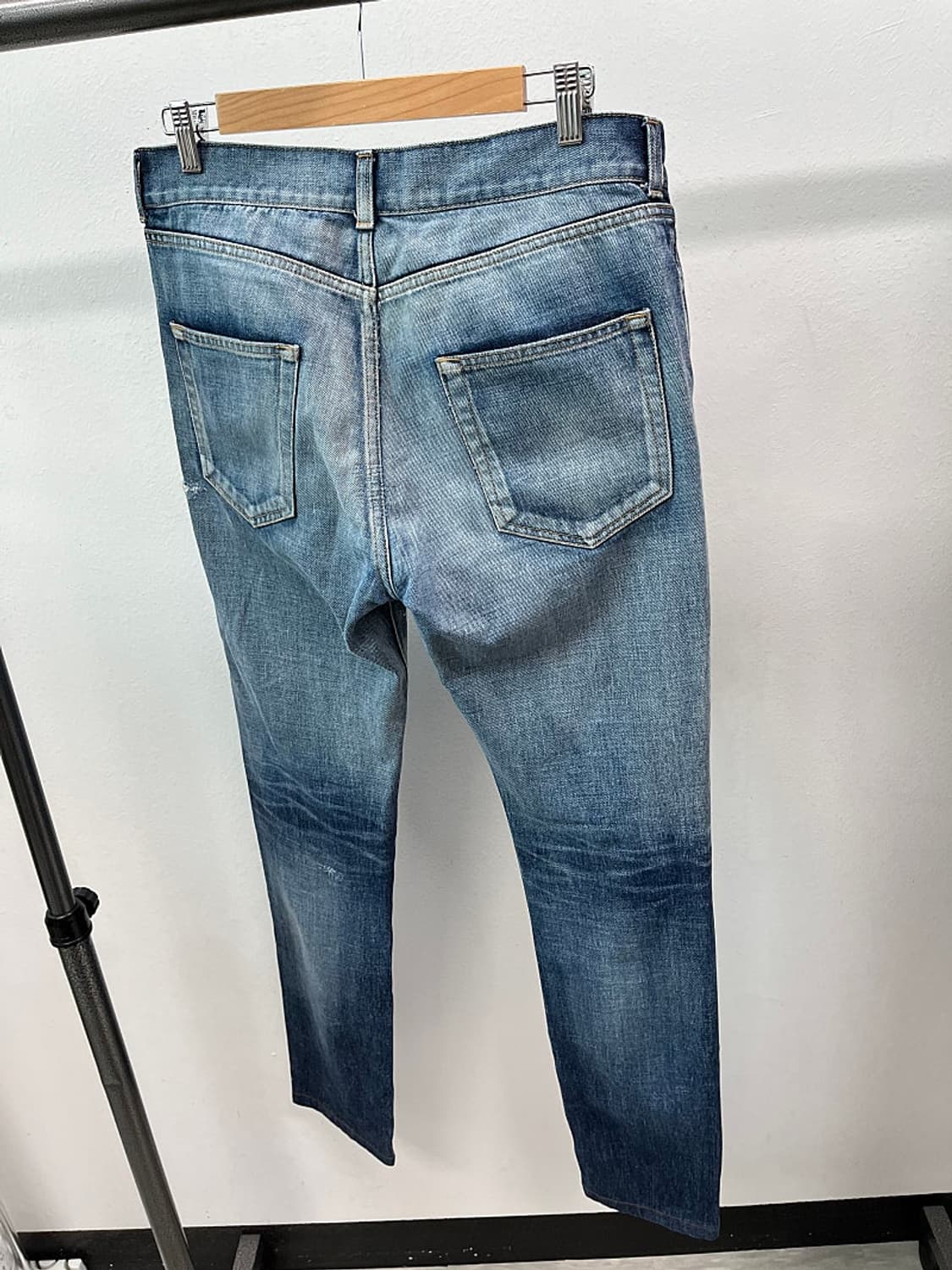 32) 생로랑 워싱 데미지 스키니진  상품이미지6