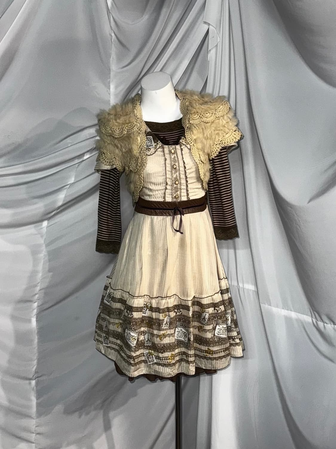 엑시즈팜 꿈빛파티시엘 허니깔 클래식 로리타 히메 코디세트  상품이미지5