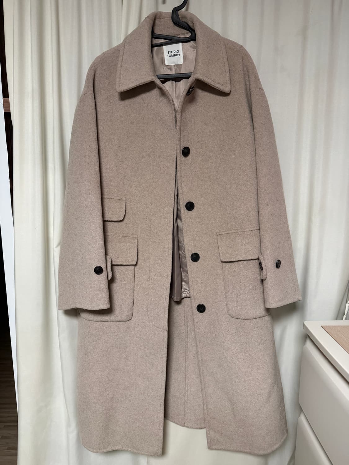 스튜디오톰보이 히든 A라인 핸드메이드 코트  상품이미지2