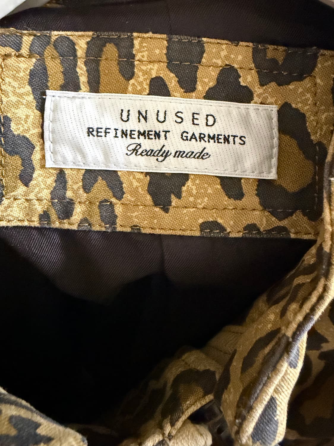 unused 언유즈드 레오파드 4포켓 자켓 3사이즈 상품이미지3