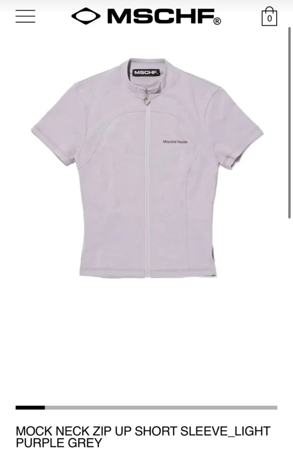 미스치프 반팔집업 상품이미지1