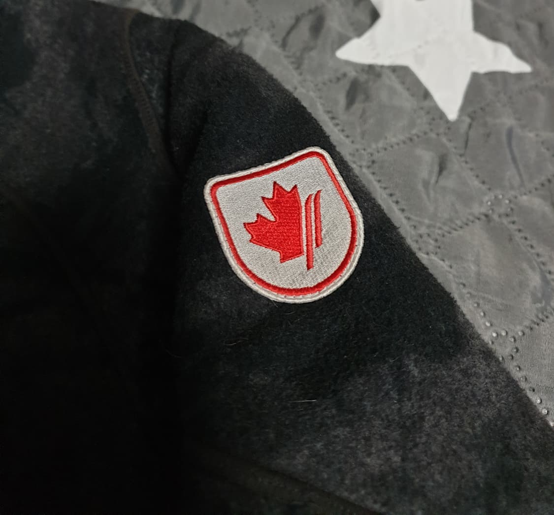 데상트 캐나다 스키 크로스 카모 플리스 블루종 자켓 (L) 상품이미지3