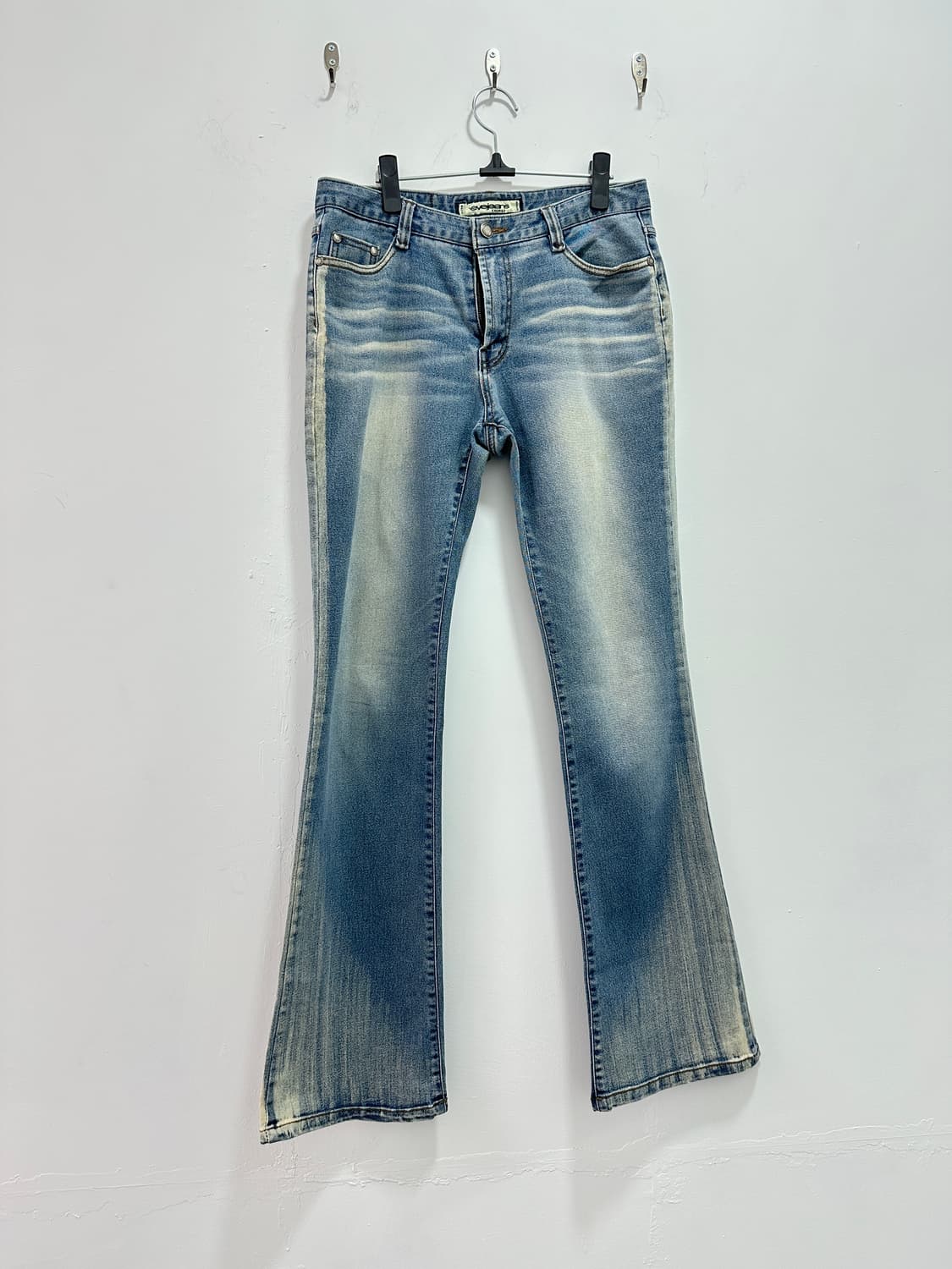 Vintage washed flare denim jeans 상품이미지4