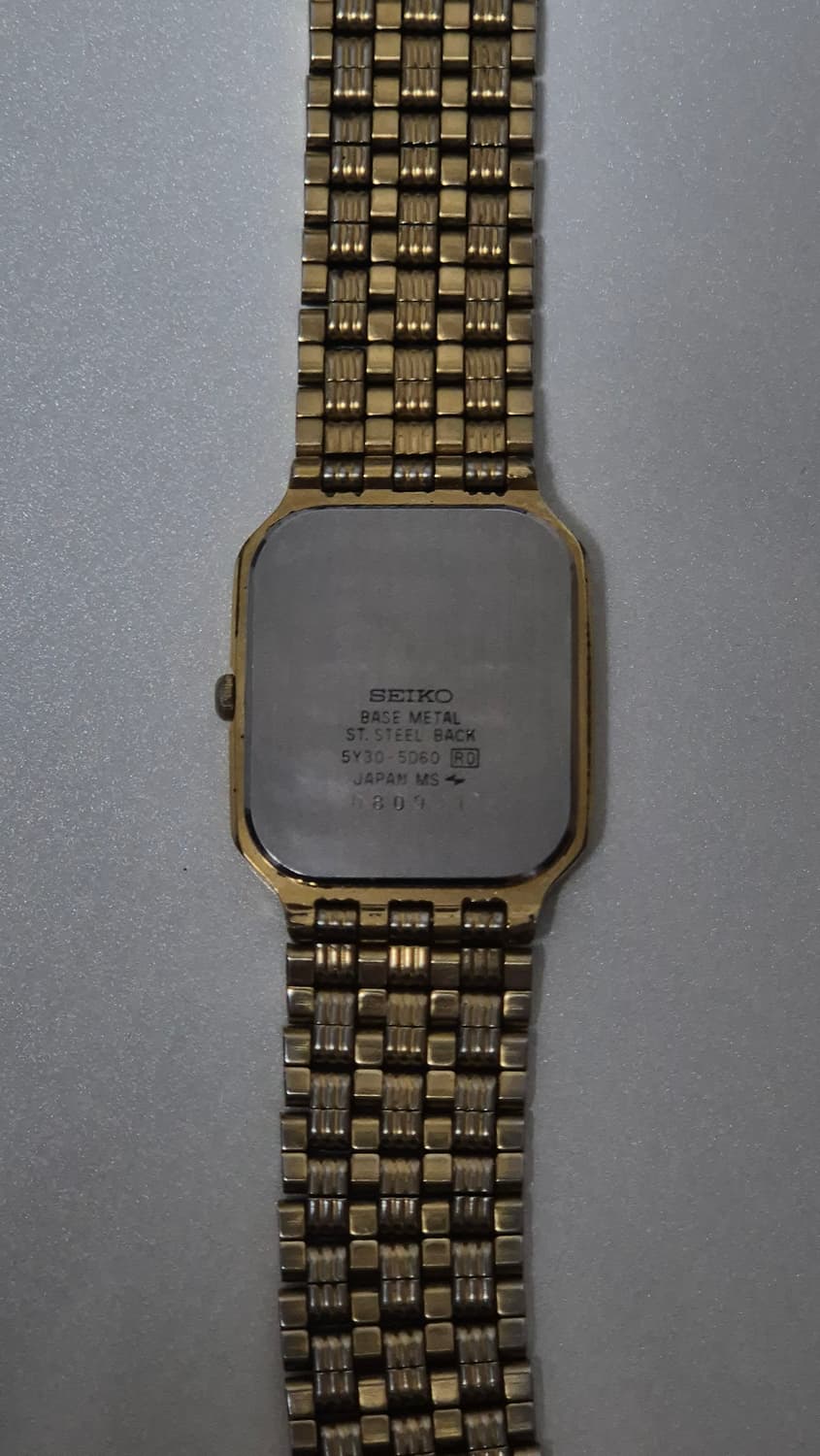 세이코 금장시계 일체형 상품이미지2