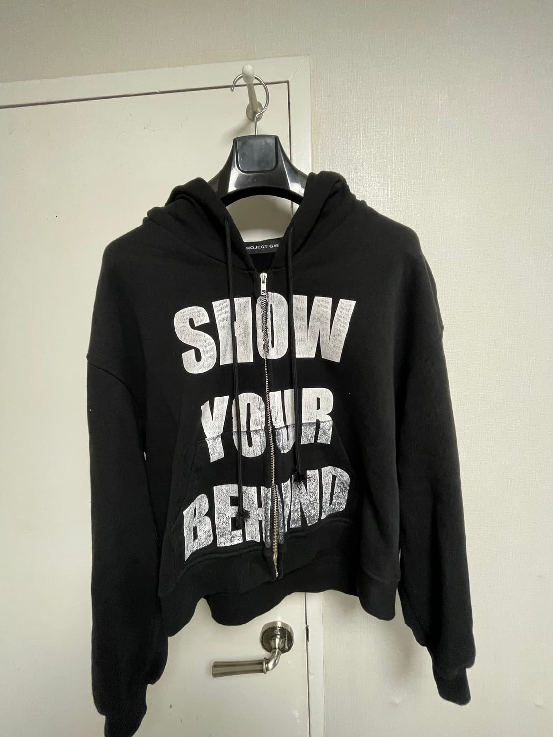 (OS)프로젝트gr 자이언트 집 후드 블랙 상품이미지2