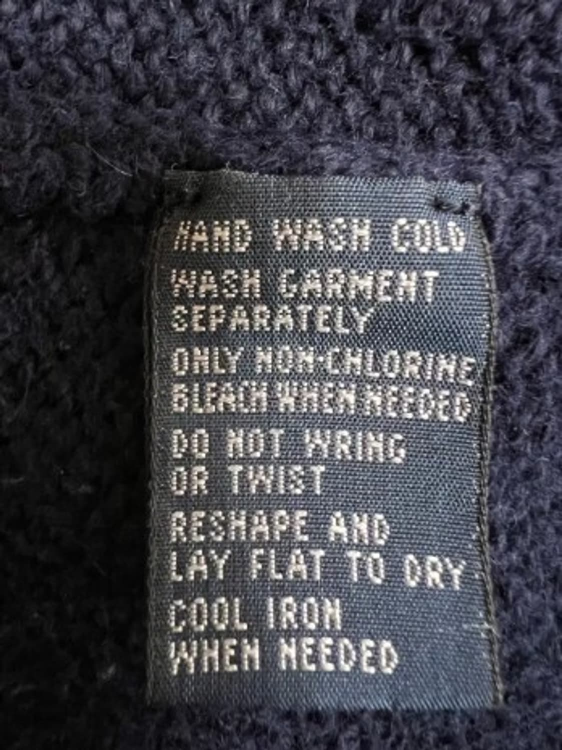 랄프로렌폴로 남성 네이비라운드니트 L 상품이미지6