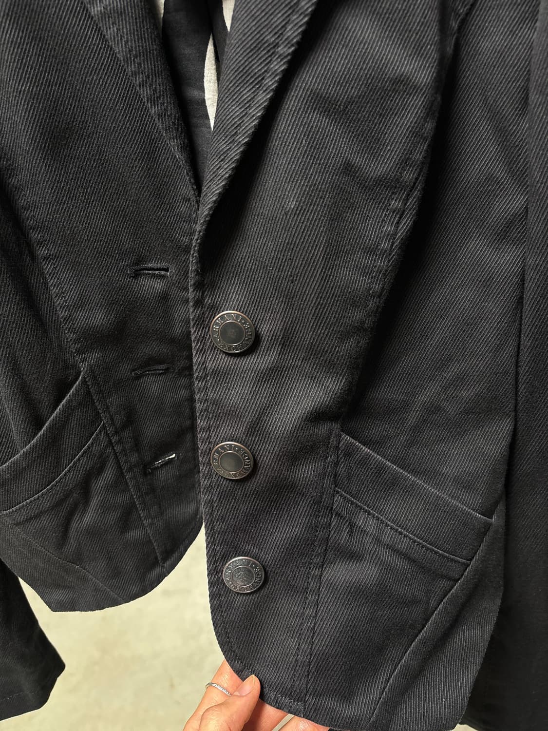 아르마니 익스체인지 데님 크롭 자켓 상품이미지7