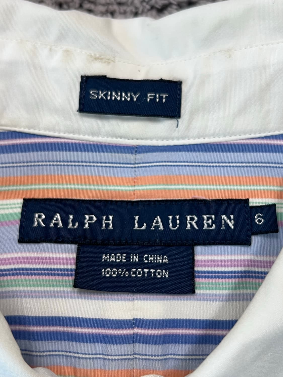 (6) 폴로랄프로렌 스트라이프 스키니핏 셔츠 상품이미지3