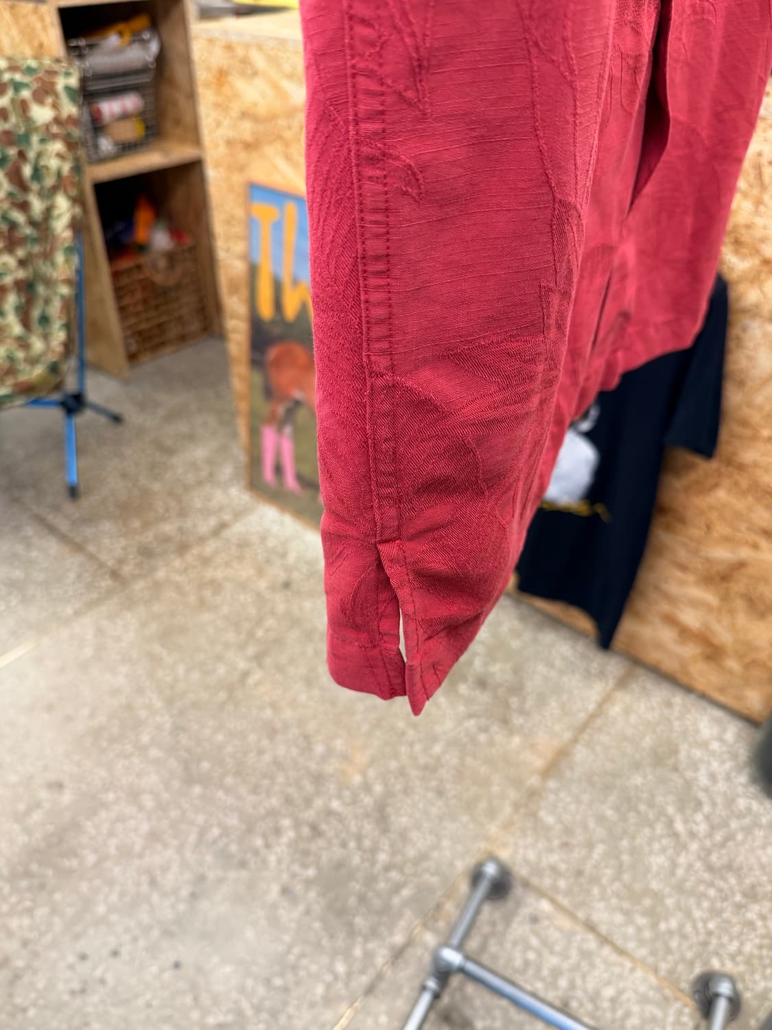 플라워패턴 모달 반팔 셔츠 상품이미지3