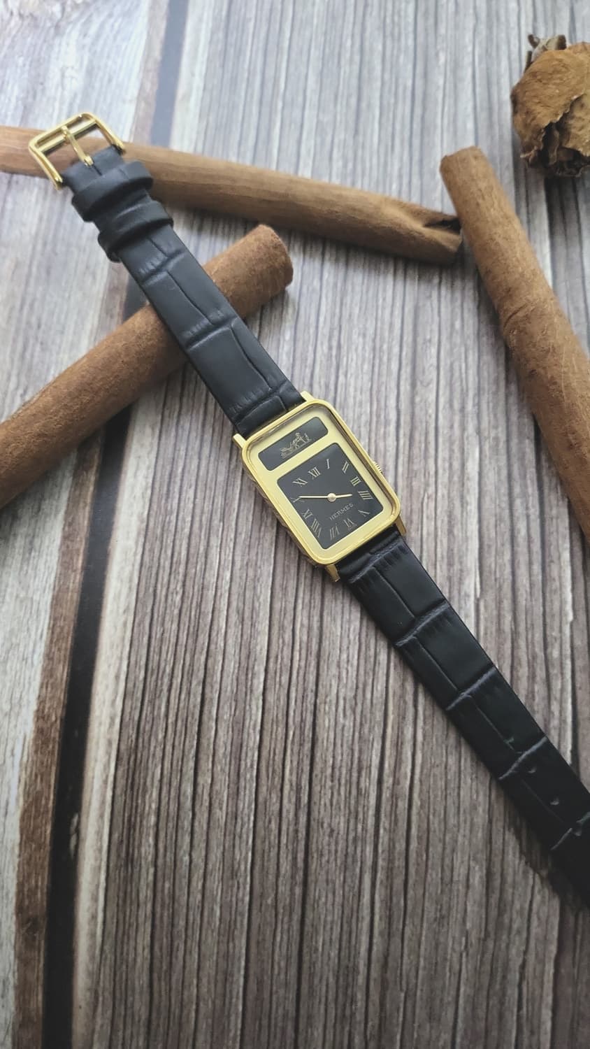 [희귀피스]정품 에르메스 깔레쉬 골드 남여공용 시계 상품이미지6