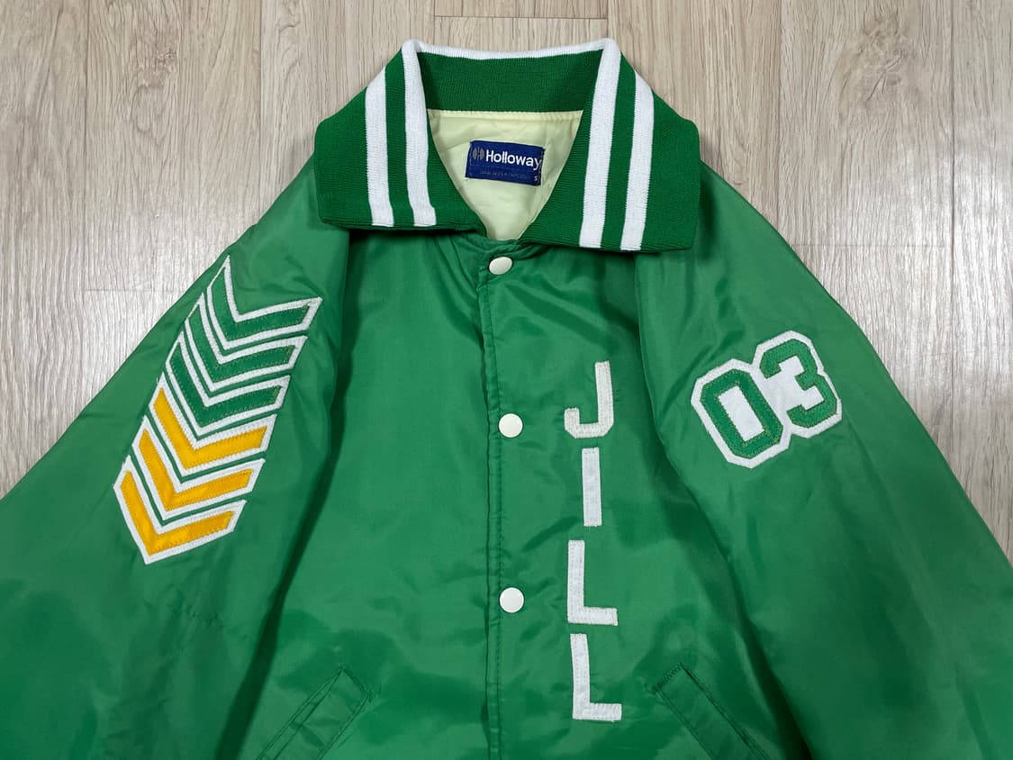 95~100) 80's 할로웨이 미국스쿨 카라 바시티(미국제) 상품이미지7