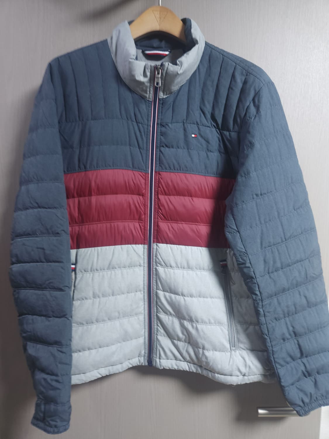 타미힐피거 덕다운 경량패딩 점퍼, M 상품이미지1