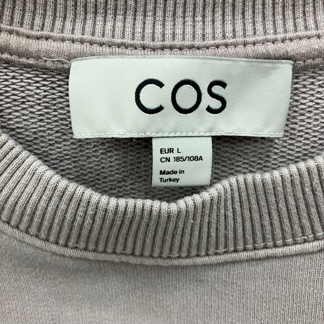 코스 라이트 그레이 스웨트 셔츠 L 상품이미지3
