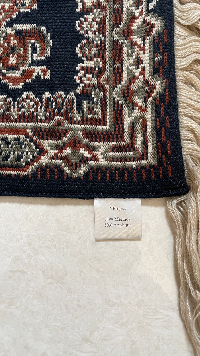 Y PROJECT Y프로젝트 프린지 카페트 스카프 머플러 상품이미지7