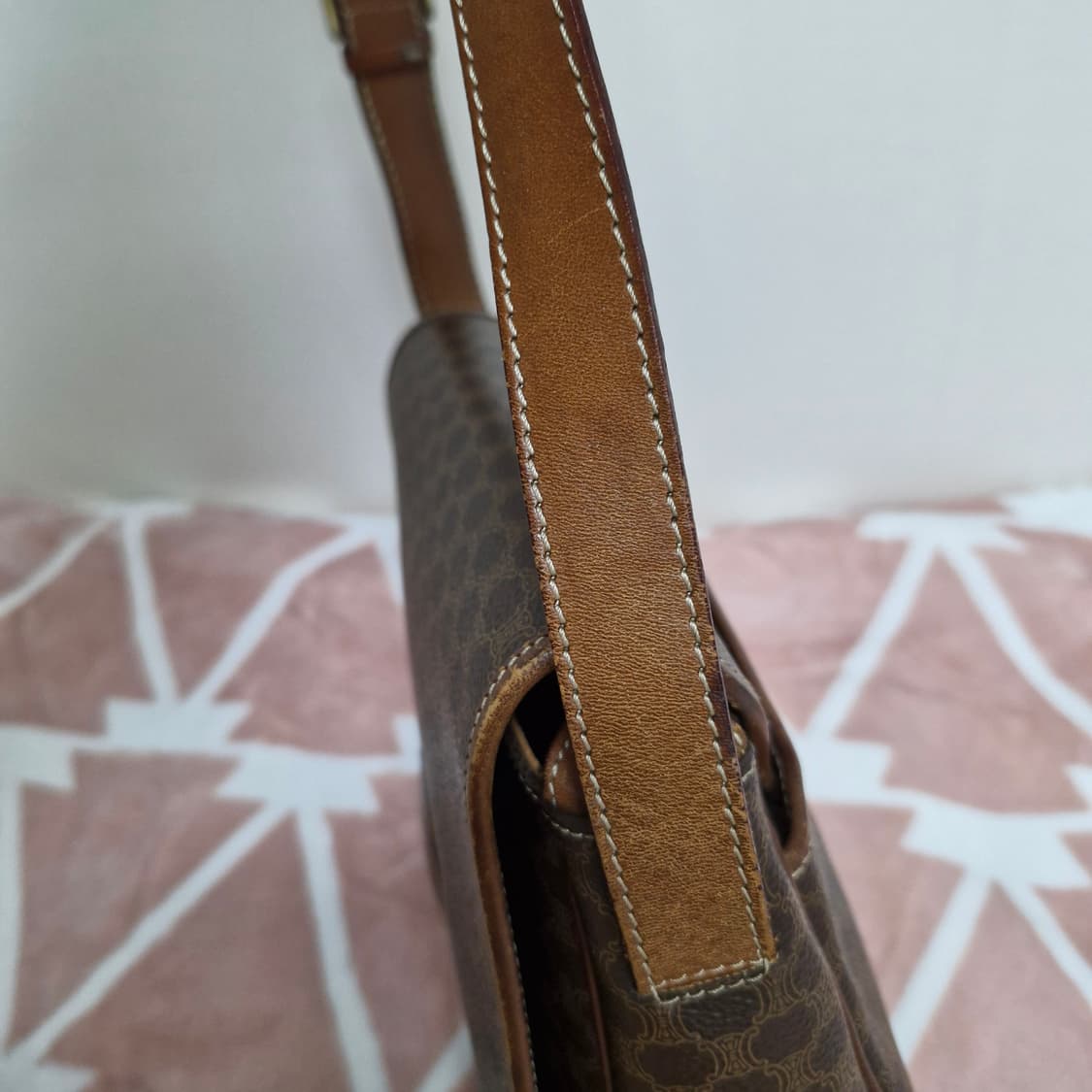 Celine 올드 셀린느 마카담 숄더백 정품 트리옹프 상품이미지9