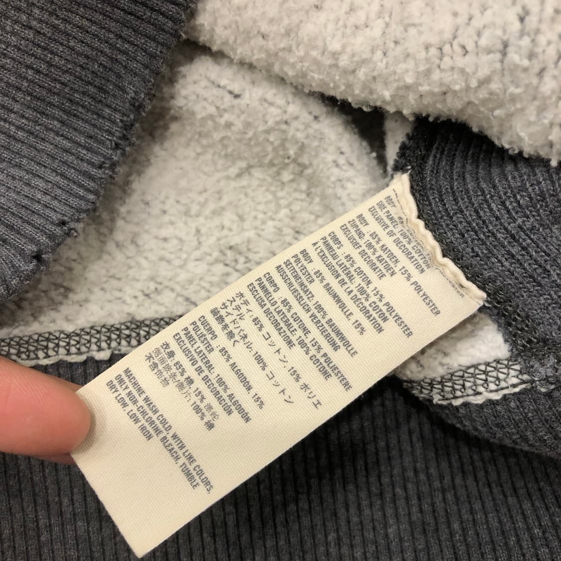 아베크롬비 로고 후드집업 상품이미지4