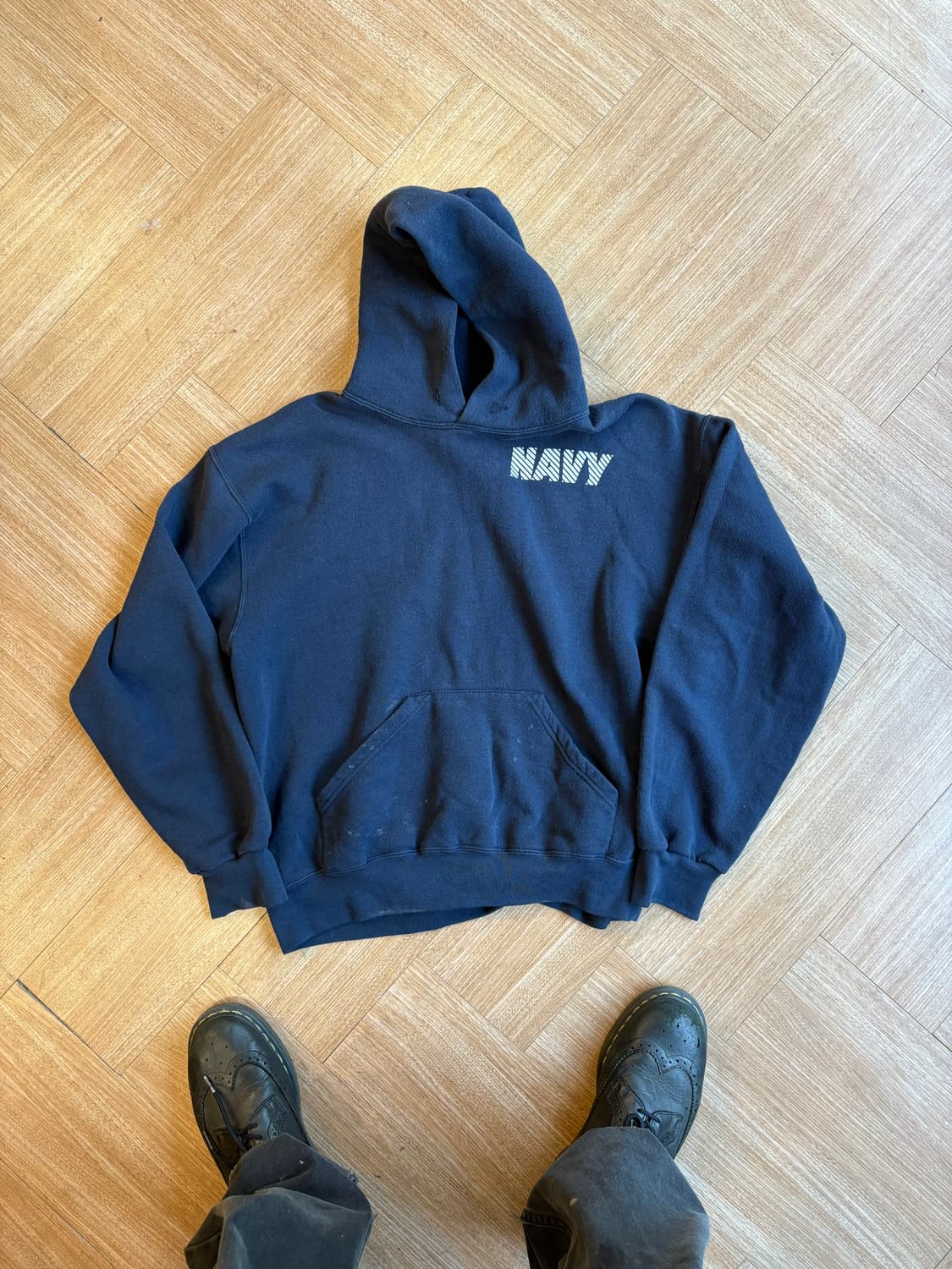 90s Soffe US Navy 후드티 상품이미지1