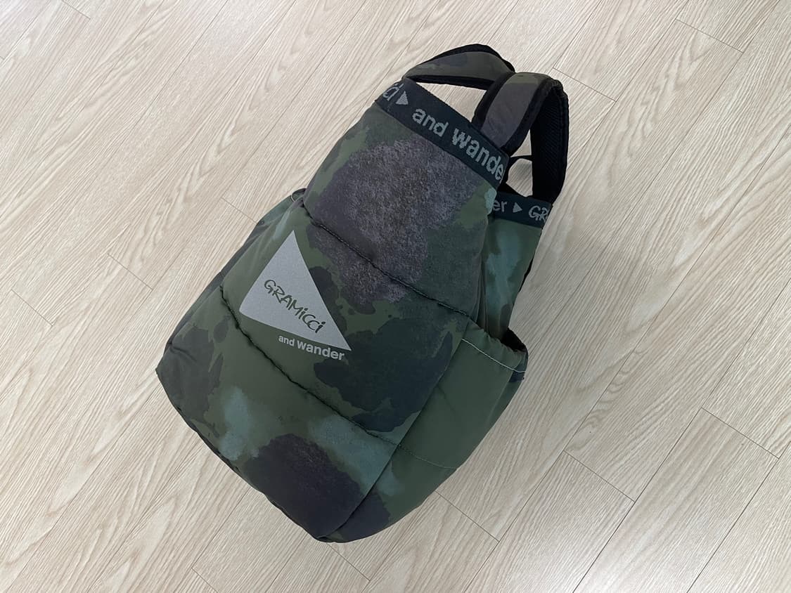 앤드 원더 x 그라미치 패디드 투웨이 백 카모 상품이미지5