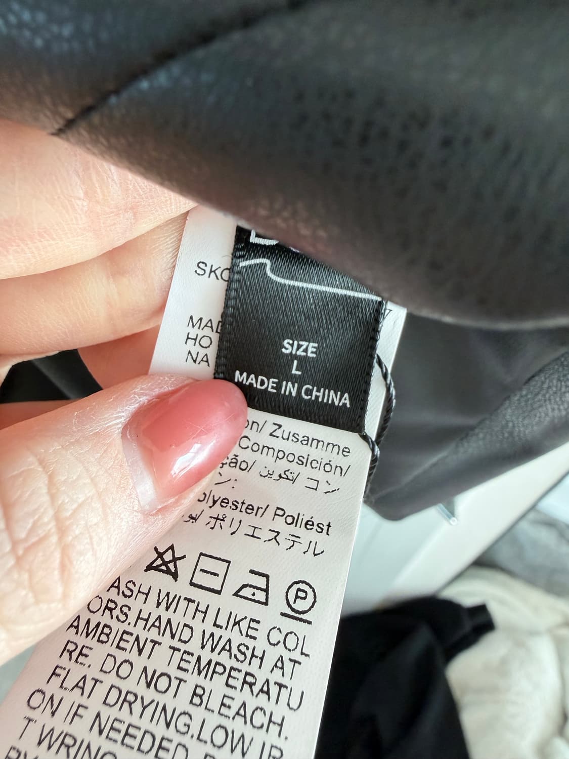 새상품 DAZY 데이지 인조가죽 퍼 자켓 상품이미지6