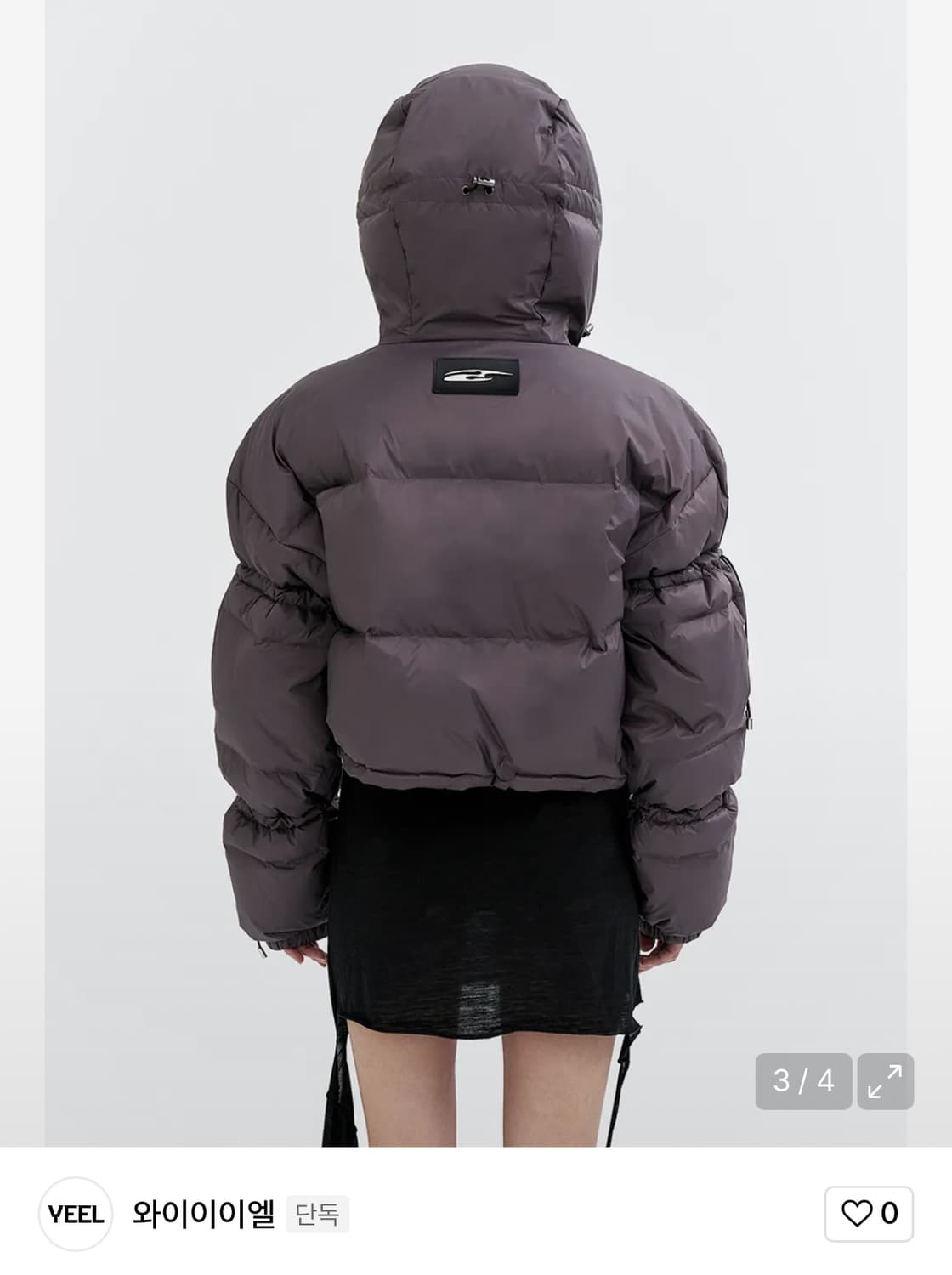 yeel STRING TRIMMED DOWN JUMPER SMOKE VI 상품이미지3